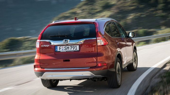 Το ανανεωμένο Honda CR-V 1,6 λτ. των 160 ίππων θα είναι διαθέσιμο από τον Μάρτιο στην ελληνική αγορά στην τιμή των 32.270 ευρώ στη μία και μοναδική έκ
