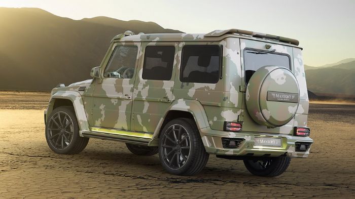 Ο twin-turbo V8 κινητήρας της G63 AMG «πειράχτηκε» από τους ανθρώπους της Mansory σε τέτοιο βαθμό που αποδίδει ισχύ μεγαλύτερη κατά 292 ίππους, με το 