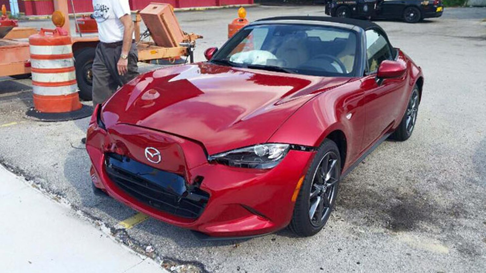 Λίγες στιγμές μετά την αγορά, το ολοκαίνουριο ΜΧ-5 πήρε αυτή τη μορφή.