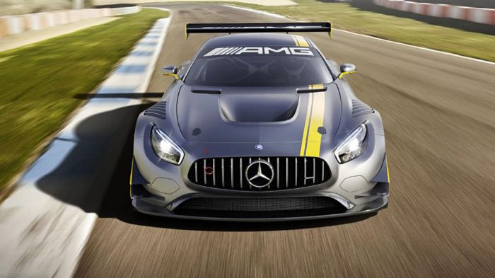 Η νέα Mercedes-AMG GT3 είναι ένα πολύ δυναμικό αγωνιστικό μοντέλο που «φορά» ένα πιο φαρδύ body kit, σε σχέση με την Mercedes-AMG GT στην οποία βασίζε