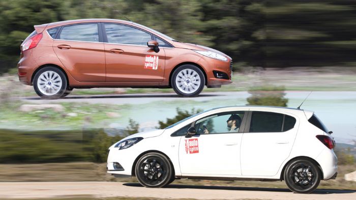 To Ford Fiesta είναι ταχύτερο στην διαδικασία του 0-100 χλμ/ώρα μιας και την ολοκληρώνει σε 9,6 δλ. Tο Opel Corsa έχει 0-100 χλμ/ώρα, σε 10,1 δλ. 
