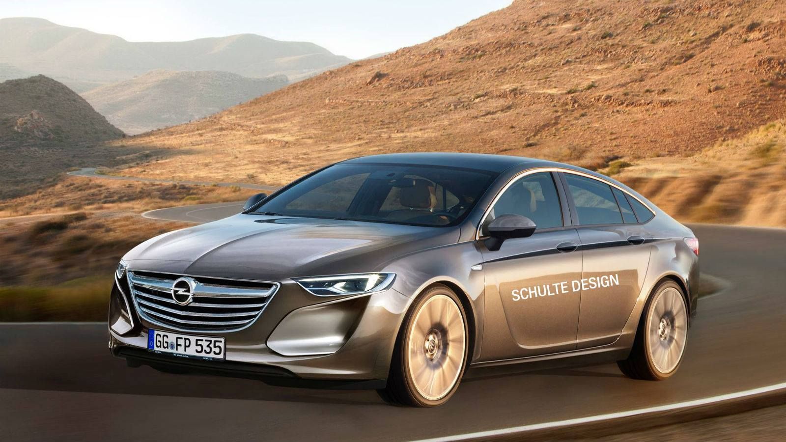Η 2η γενιά του Opel Insignia (ψηφιακά επεξεργασμένη φωτό) θα κάνει ντεμπούτο τον Οκτώβριο. Το εμπορικό λανσάρισμα θα αρχίσει μέσα στο πρώτο μισό του 2