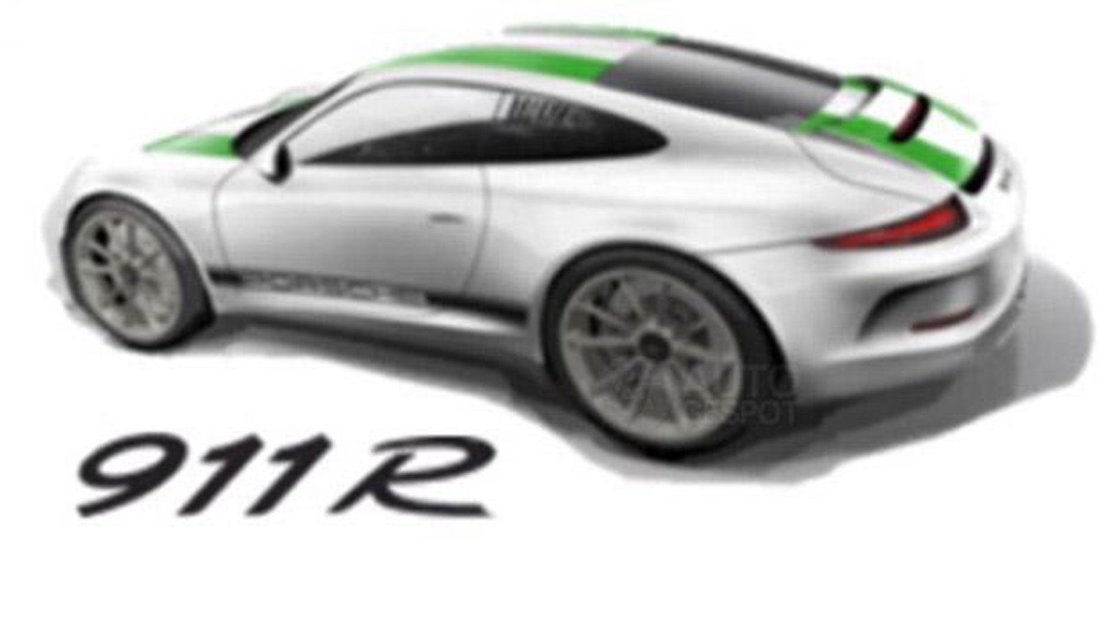 Παρά την κάκιστη ανάλυση της φωτογραφίας, παίρνουμε μια δυνατή γεύση του πως θα είναι η 911 R.