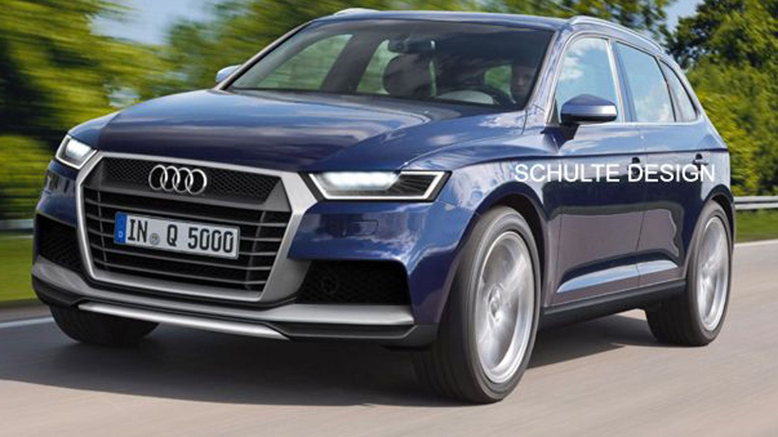 Το Audi Q5 RS αναμένεται να λανσαριστεί στο δεύτερο μισό του 2017, έχοντας ισχύ άνω των 450 ίππων (ψηφιακά επεξεργασμένη εικόνα του «κανονικού» νέου Q