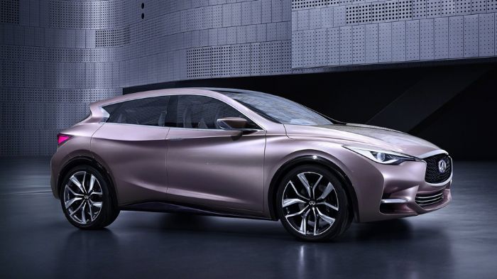 Τόσο το Q30 (φωτό) όσο και το QX30 προγραμματίζεται να παρουσιαστούν αργότερα φέτος στις εκδόσεις παραγωγής τους, στις οποίες θα γίνει χρήση των μηχαν