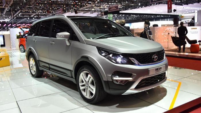 Το 2WD ή 4WD Tata Hexa Concept φέρει ένα diesel σύνολο 2,2 λίτρων, το οποίο αποδίδει 154 ίππους ισχύος, ενώ μέγιστη τιμής της ροπή του (400 Nm) βρίσκε