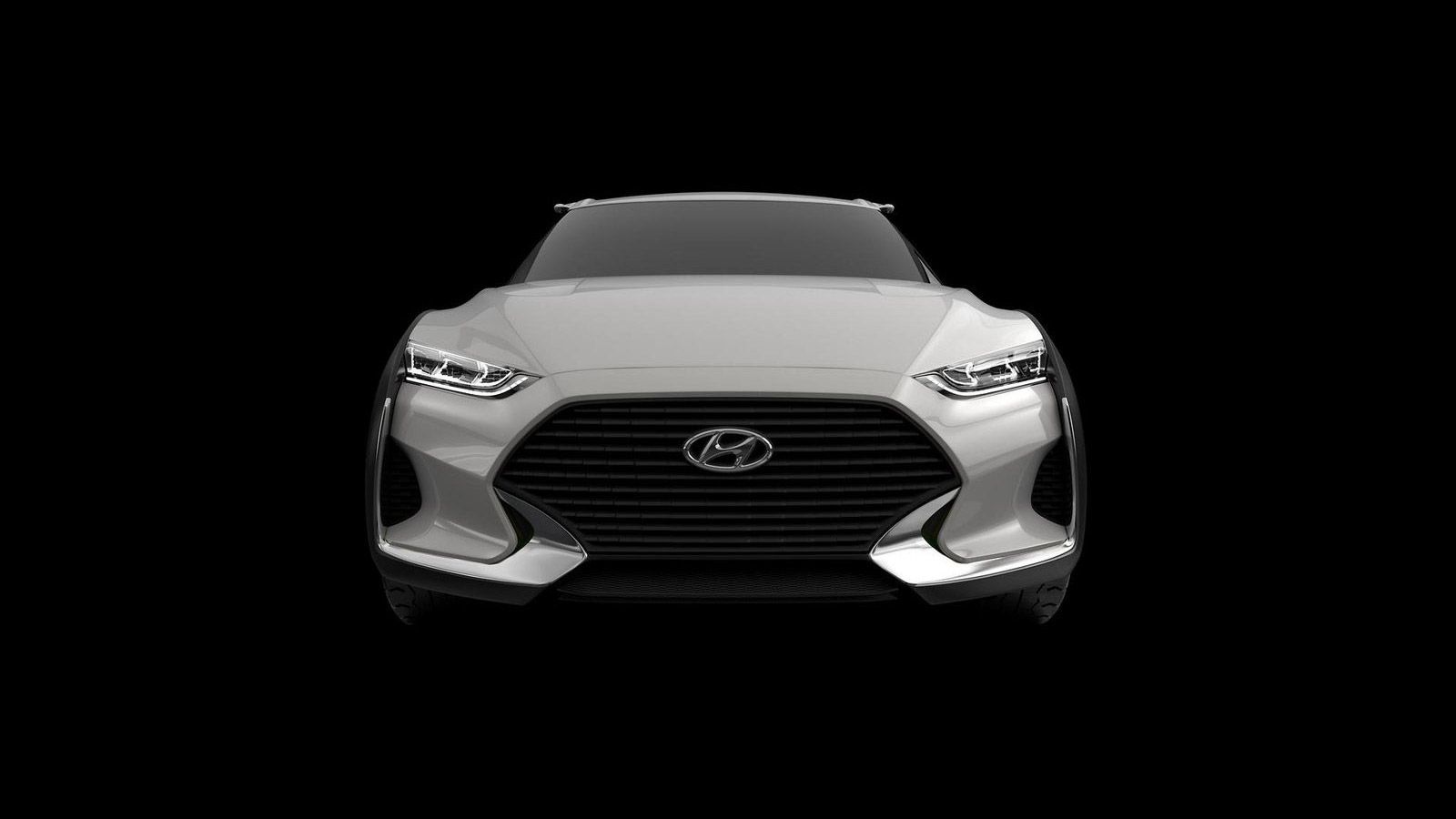 Αρκούντως επιθετική η εμπρόσθια όψη του Hyundai Enduro Concept.