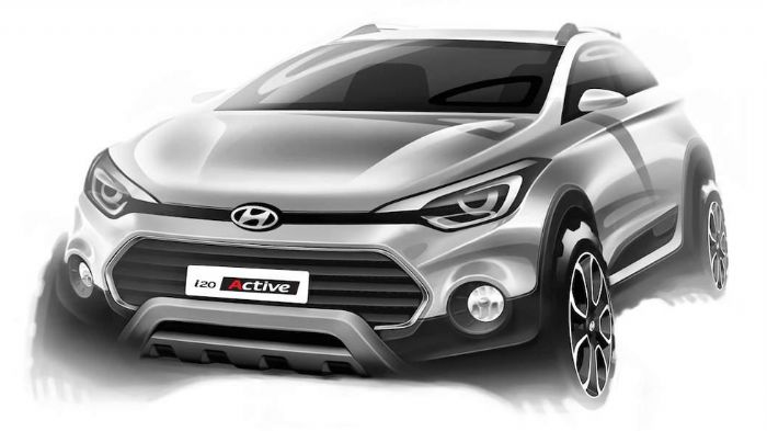 Το Hyundai i20 Active στηρίζεται στην hatchback έκδοση του κορεάτικου μικρού μοντέλου και θα λανσαριστεί στην Ινδία τον επόμενο μήνα. Αργότερα φέτος, 