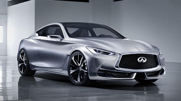 Το Infiniti Q60 concept αποτελεί μια πρόγευση ενός μελλοντικού sports coupe επιδόσεων και αντλεί τη σχεδιαστική του έμπνευση από τα Q80 Inspiration co