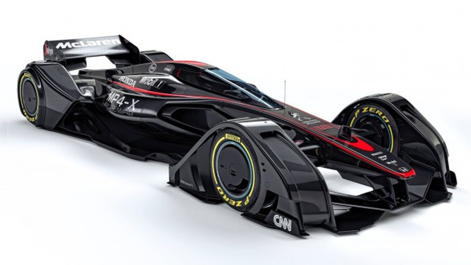 To εικονιζόμενο MP4-X είναι η σπουδή της McLaren με θέμα το μέλλον των μονοθέσιων.