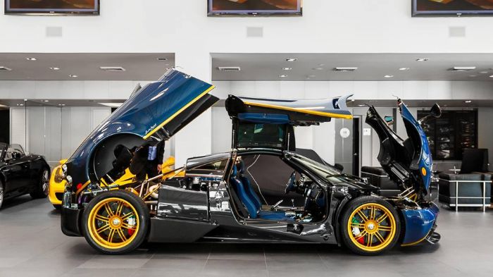 Η Pagani του κου Salomon φέρει το 6λιτρο V12 biturbo σύνολο της AMG, το οποίο έχει απόδοση 730 ίππων και 1.000 Nm. Κάνει το 0-100 χλμ./ώρα σε 3,3 δλ.,