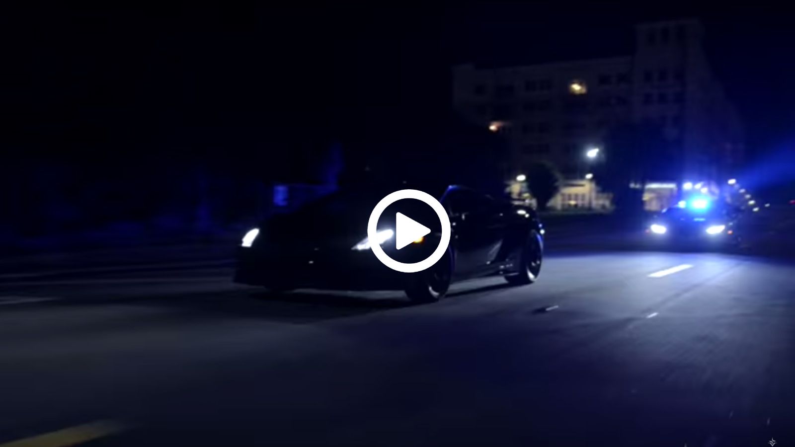 Αστυνομική Huracan Vs Gallardo Superleggera