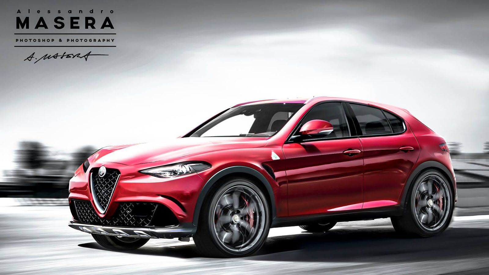 Αυτό είναι το σχέδιο του Alessandro Masera για τη μελλοντική SUV Alfa Romeo.
