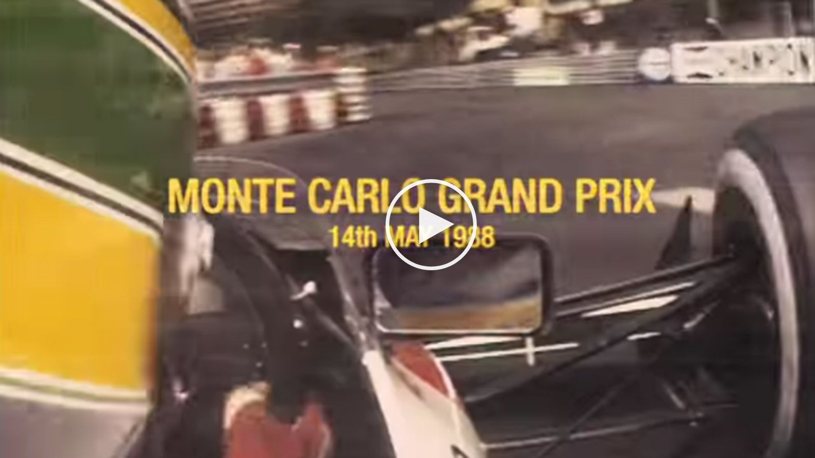 Ο Senna γράφει ιστορία στις 14 Μαΐου 1988 με τον θρυλικό γύρο του στο Μονακό και τη McLaren Honda.