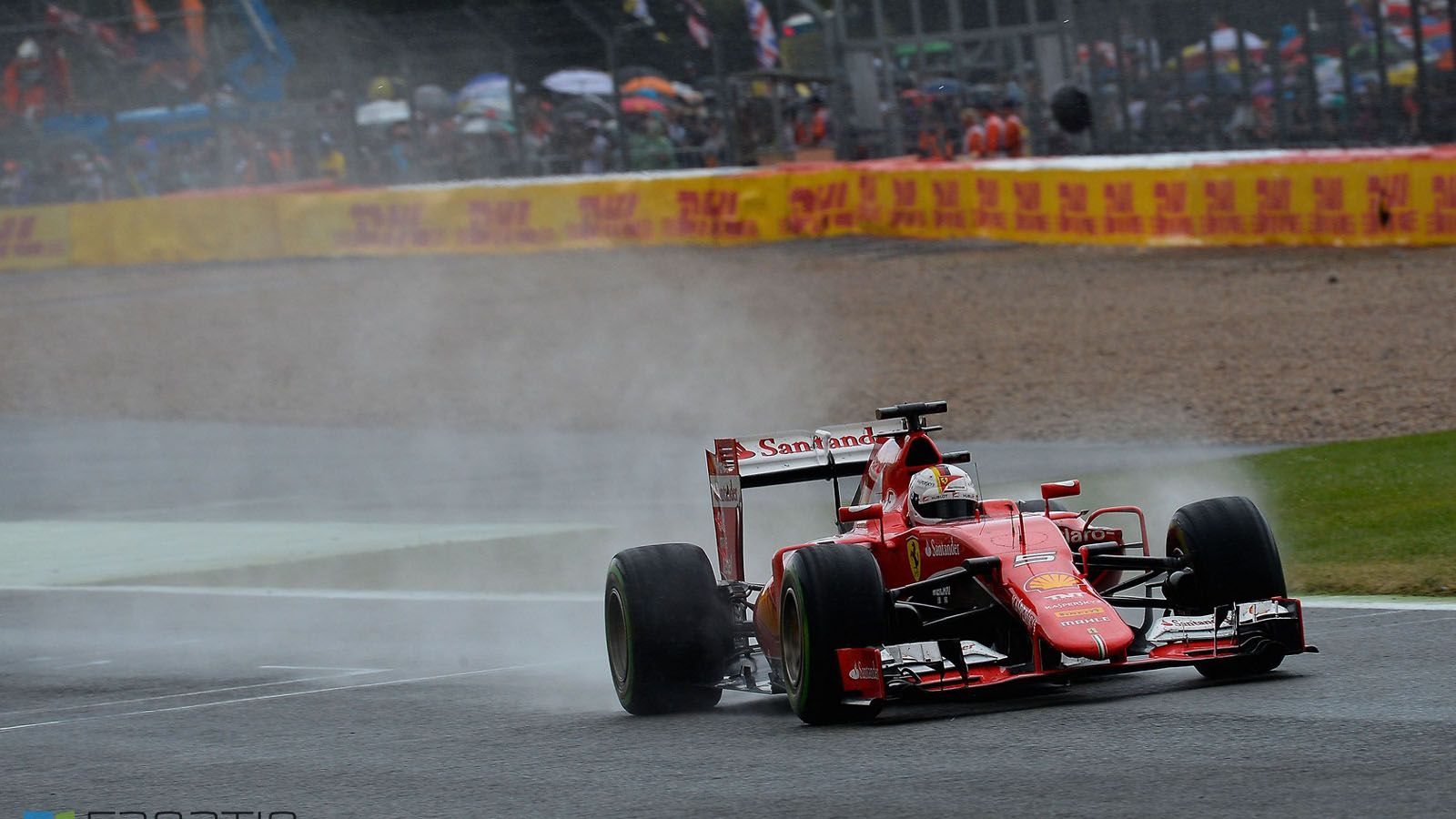 Στιγμιότυπο από τον αγώνα του Silverstone
