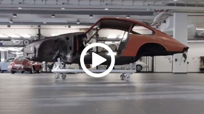 Πριν ξεκινήσει η αποκατάσταση της Porsche 911 υπ` αριθμόν 57, αυτή αποτελούσε απλά ένα πορτοκαλί «καβούκι», δίχως κινητήρα ή εσωτερικό. Στόχος είναι ν