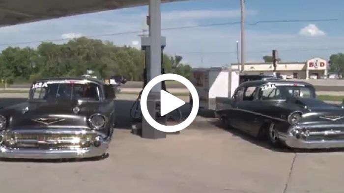 Πατέρας και υιός, κατά τη διάρκεια του 2014 Drag Week έκαναν πάνω από 1.000 μίλια με δύο Chevrolet του 1957, τις Evil Twin, που αποδίδουν από 3.000 ίπ