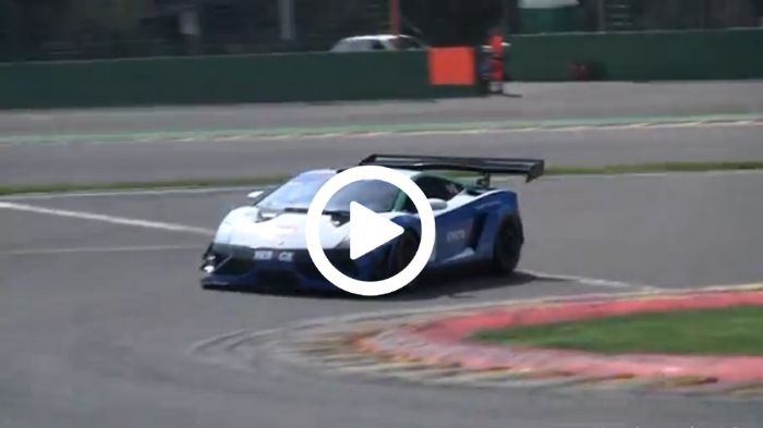 Τα τετρακίνητα Audi R8 GT3 και Lamborghini Gallardo GT3 δείχνουν στην πίστα του Σπα πόσο όμορφα κινούνται και πόσο εντυπωσιακά ακούγονται.