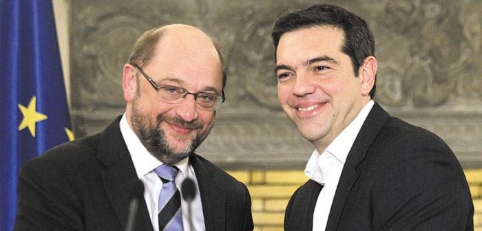 Σαρωτικό πρόγραμμα μεταρρυθμίσεων παρουσίασε στον Μ. Σουλτς ο Αλ. Τσίπρας