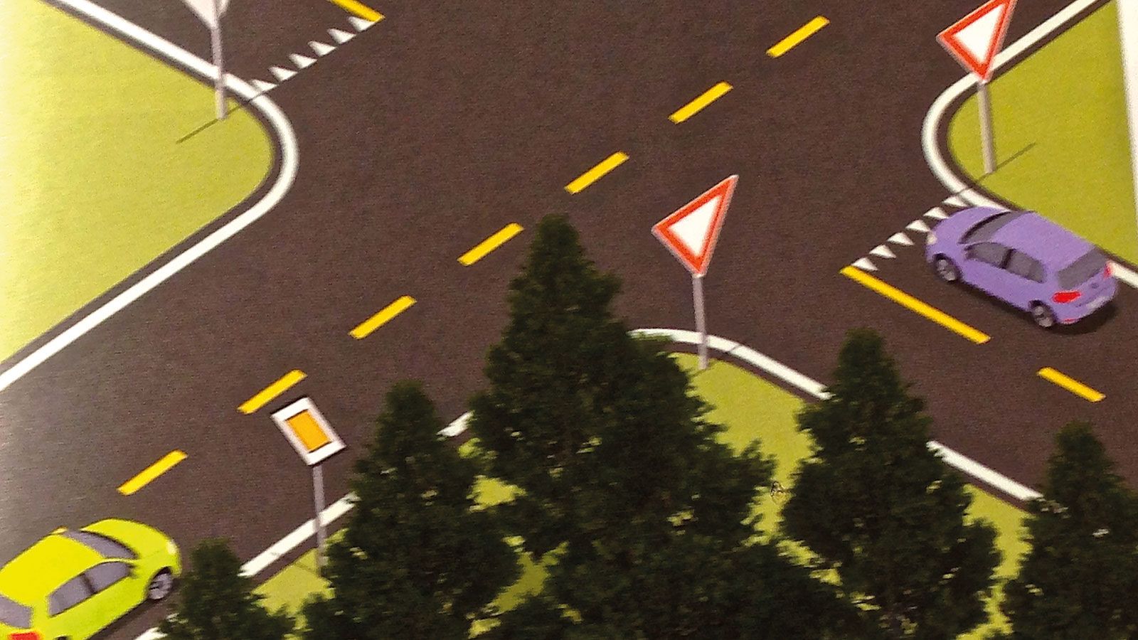 Περιπτώσεις στις οποίες συχνά παρατηρείται διαφωνία των οδηγών για το ποιος έχει προτεραιότητα.