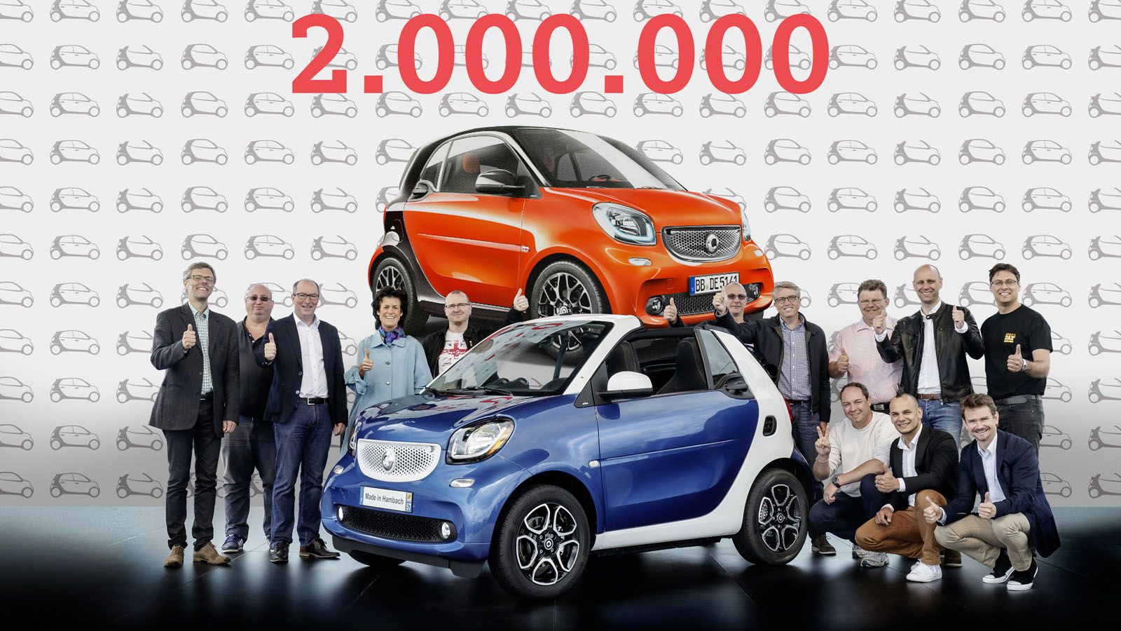 Το smart ξεπέρασε το όριο των δύο εκατομμυρίων πωλήσεων.