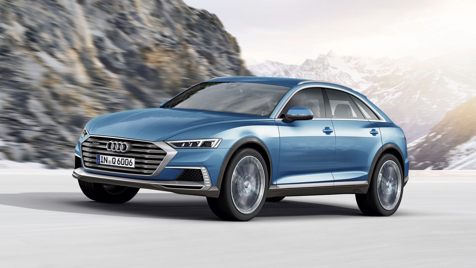 Το νέο Audi Q6 είναι η πρώτη είσοδος της μάρκας στα Crossover-Coupe, με τολμηρή σχεδίαση και υπερυψωμένες, κουπέ γραμμές (ηλεκτρονικά επεξεργασμένη ει