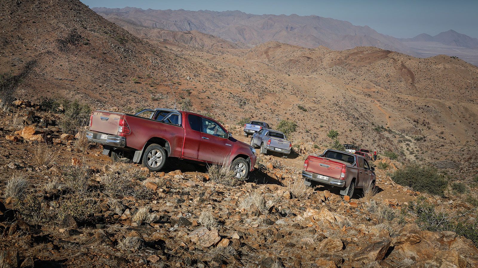 Σε μια αρκετά σκληρή διαδρομή, το Hilux απέδειξε για ακόμη μια φορά πόσο ικανό είναι. Κάναμε 4 ώρες για να διασχίσουμε 24 χιλιόμετρα με πέτρες και βρά