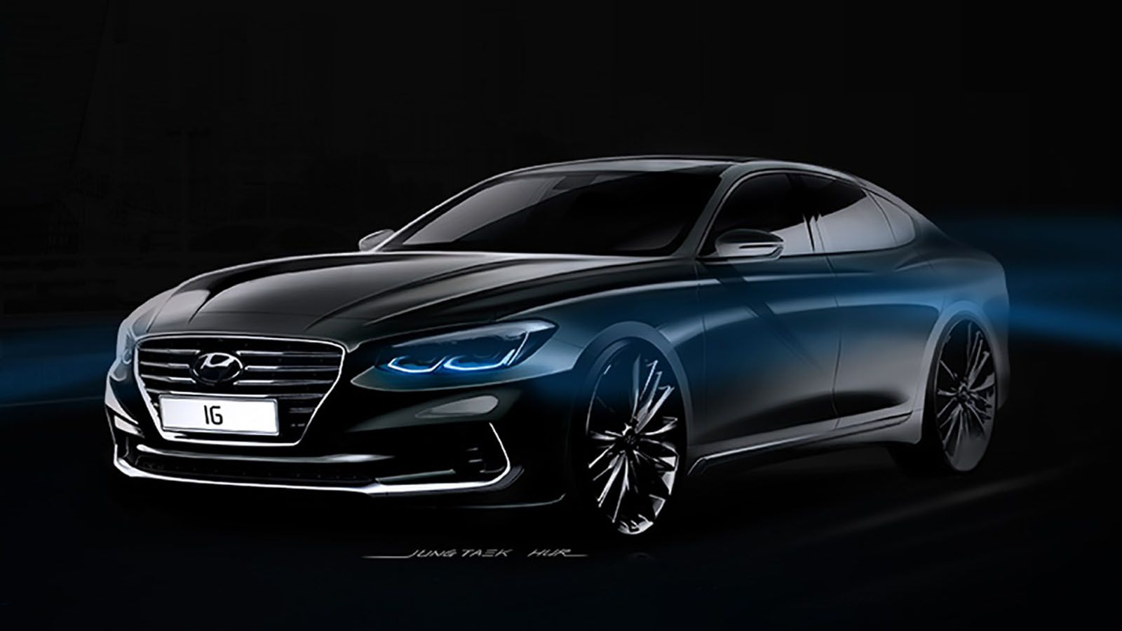 H Hyundai έχει εμφυσήσει νέα φιλοσοφία στο sedan της, με πιο δυναμικό και σπορ αμάξωμα, που μοιάζει περισσότερο με το Genesis G80.