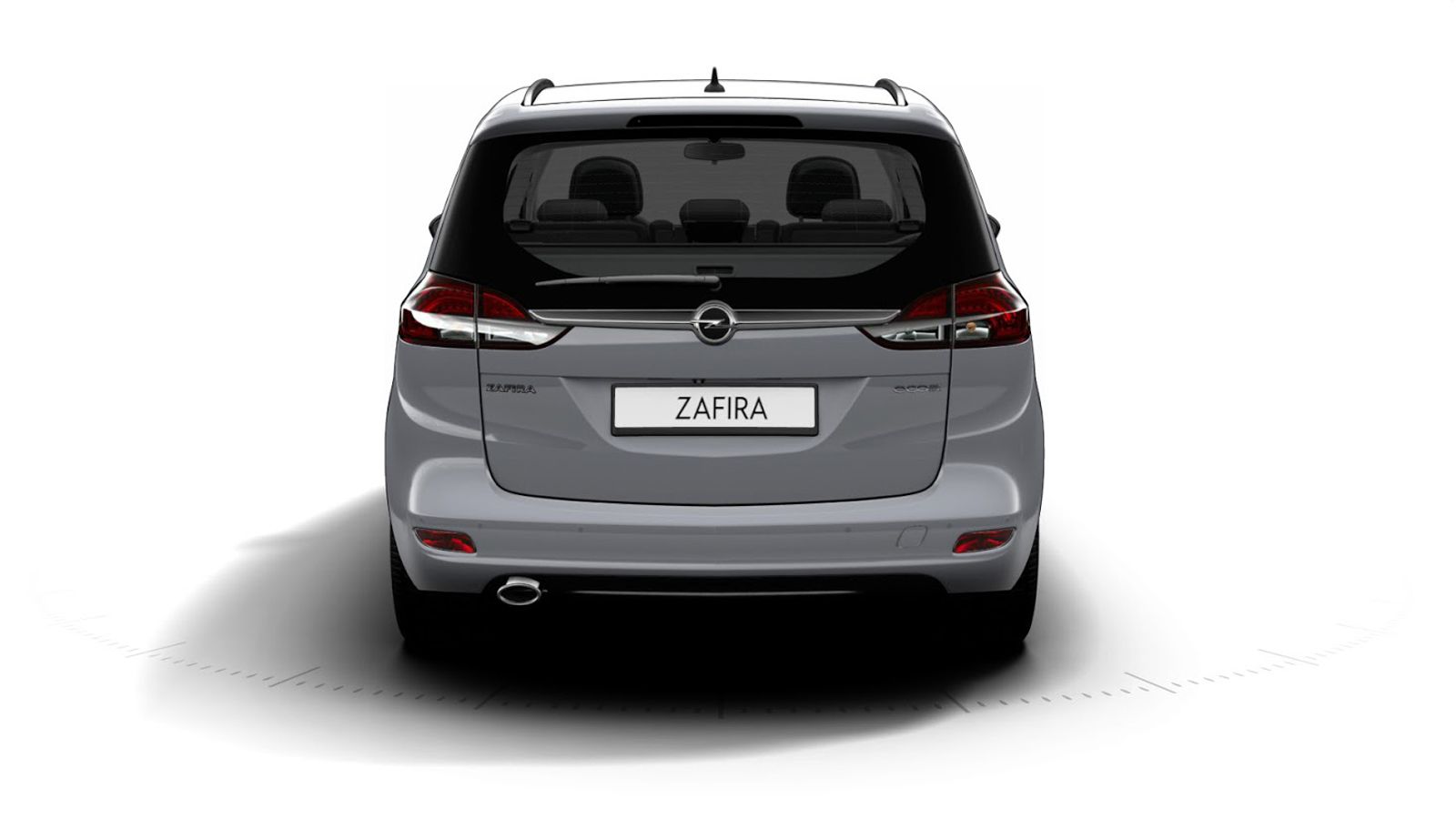 Εξωτερικά, το Zafira Tourer αποκτά ανασχεδιασμένα φωτιστικά σώματα, νέους προφυλακτήρες και καινούργια γρίλια. 