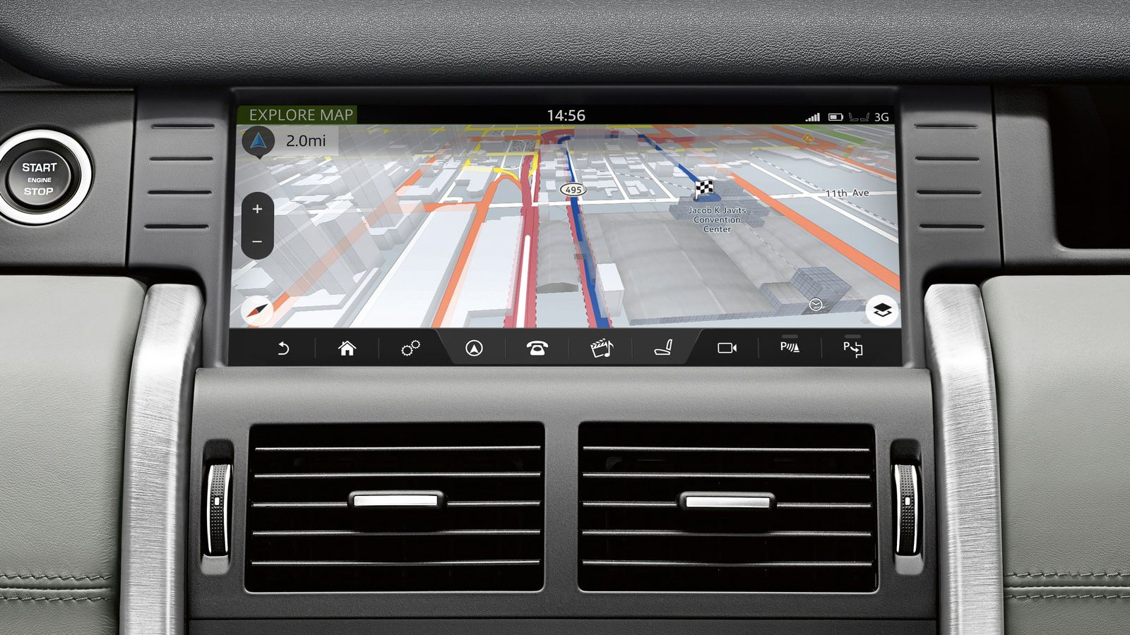 Το νέο σύστημα infotainment InControl Touch Pro, διαθέτει μεγαλύτερη οθόνη αφής 10,2 ιντσών, αναβαθμισμένο λειτουργικό, 4πύρηνο επεξεργαστή, προηγμένη