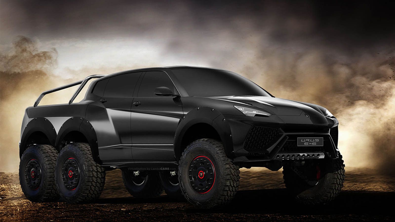 Οι σχεδιαστές για να δημιουργήσουν την Urus 6X6 χρησιμοποίησαν ως βάση την Mercedes-Benz G63 AMG 6x6 