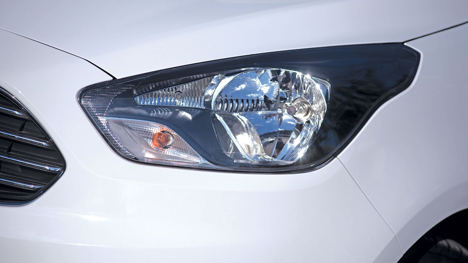 Zoom στο εξωτερικό του Ford Ka+.