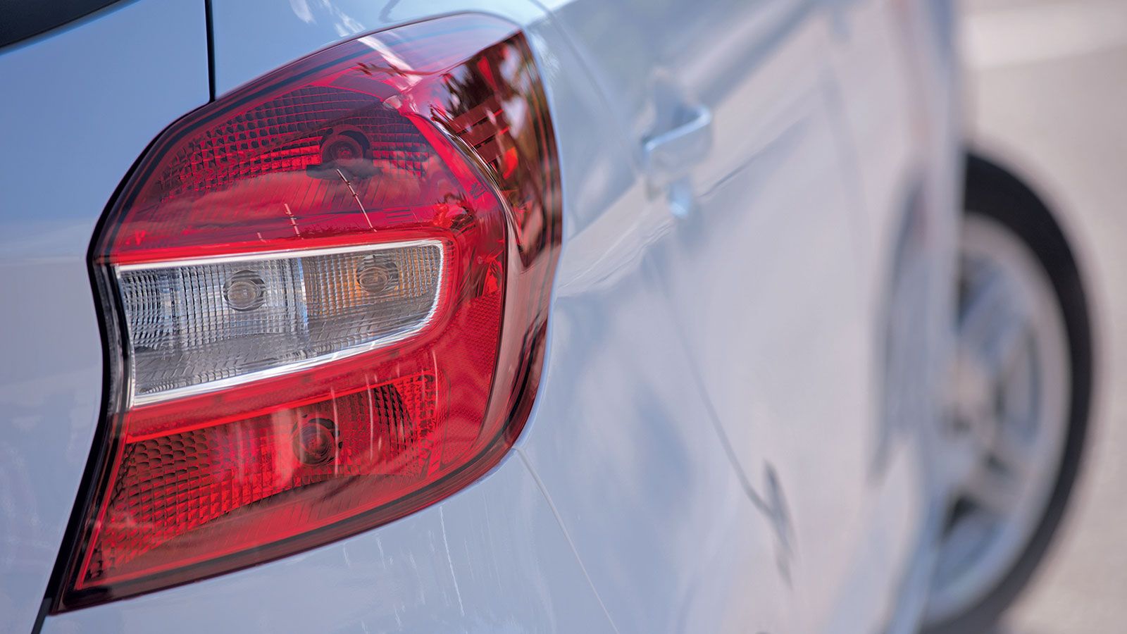 Zoom στο εξωτερικό του Ford Ka+.