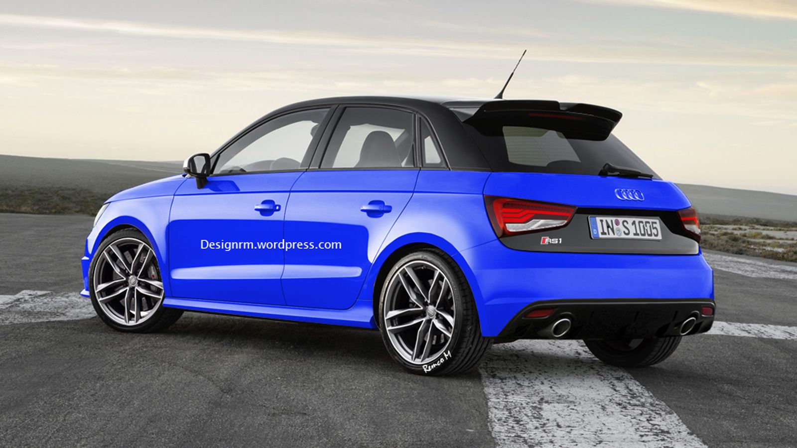 Ανώνυμη εσωτερική πηγή της Audi αναφέρει πως το RS1 (ψηφιακά επεξεργασμένη εικόνα) θα δανειστεί το 2.0 TSI σύνολο των μεγαλύτερων Audi S3 και VW Golf 