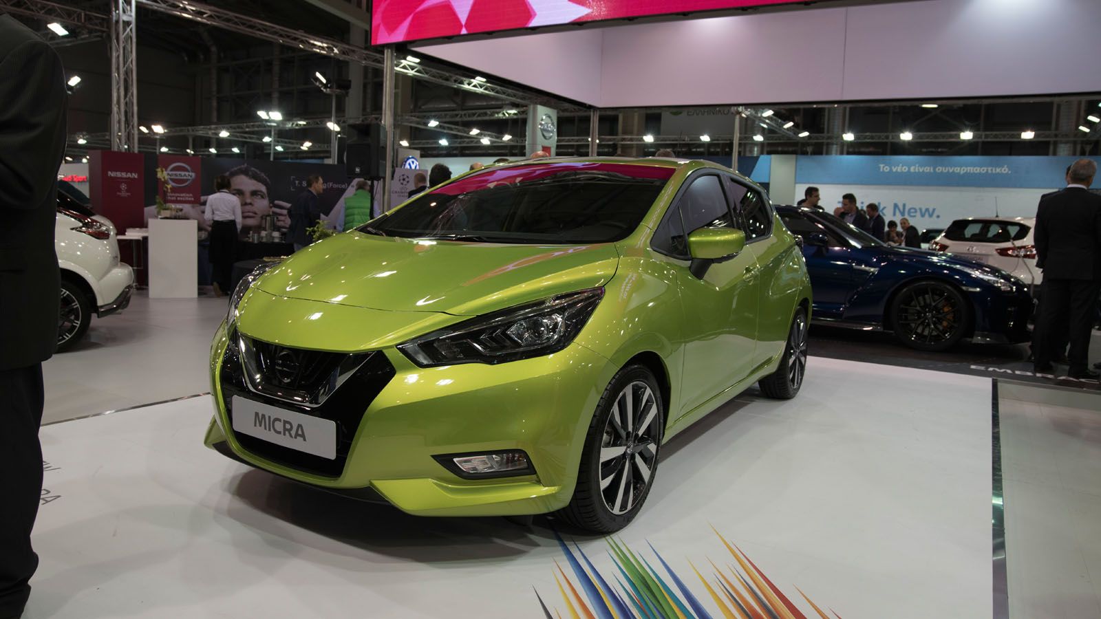 Το πολυαναμενόμενο ολοκαίνουριο Nissan Micra πάτησε για πρώτη φορά στην Ελλάδα, προσελκύοντας πολλούς επισκέπτες, που είχαν την περιέργεια και το ενδι