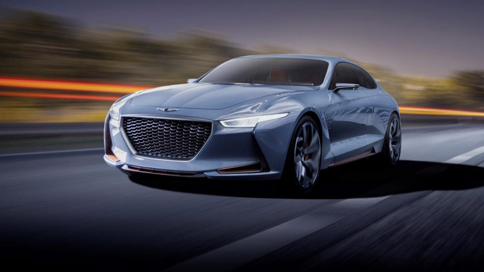 Η γνώριμη γρίλια, που χαρακτηρίζει την κορεάτικη εταιρεία, βρίσκεται στην πρόσοψη, με τους αεραγωγούς να βρίσκονται τοποθετημένοι κάθετα.