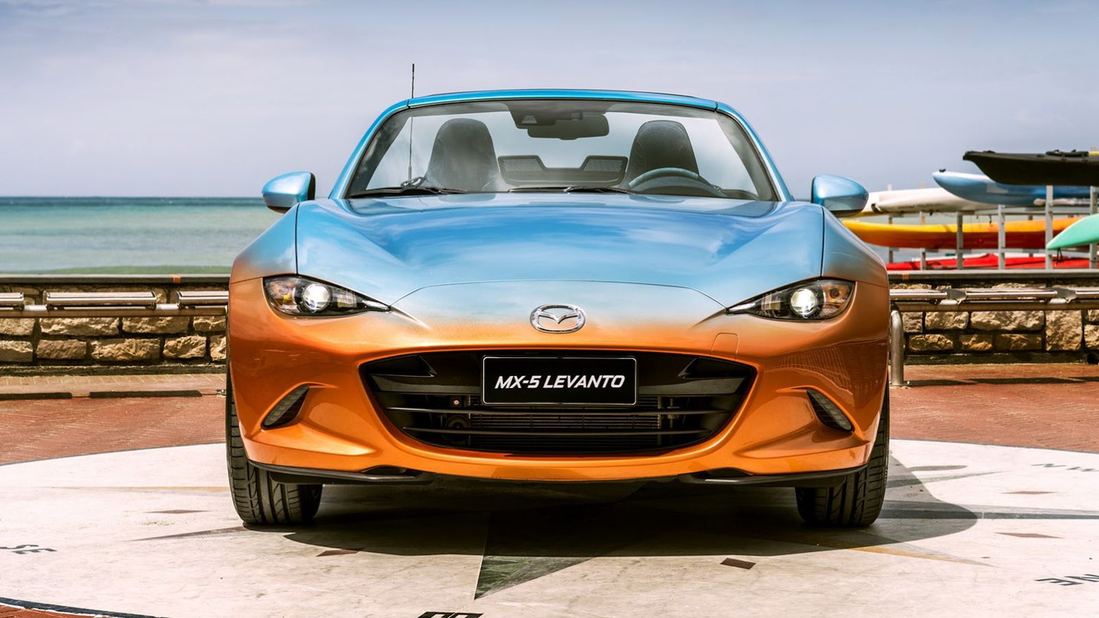 Το MX-5 Levanto πήρε το όνομά του από την ομώνυμη παραθαλάσσια πόλη της βόρειας Ιταλίας, ενώ πηγή έμπνευσης για το αμάξι υπήρξε το ντοκιμαντέρ του 196
