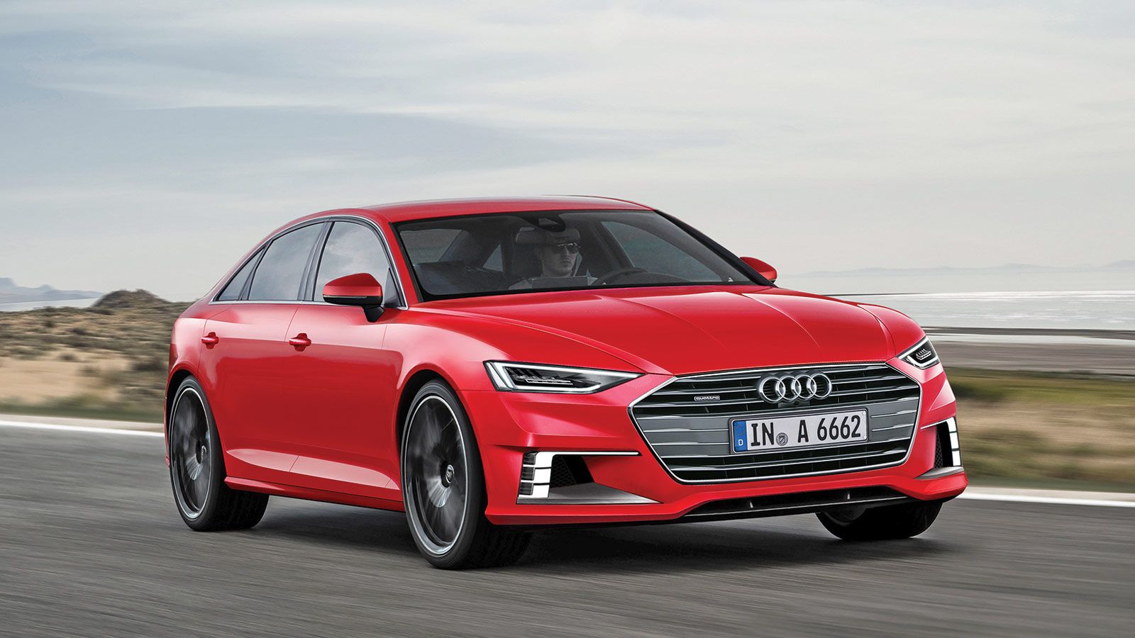 Η αιχμηρή σχεδίαση της νέας εποχής της Audi θα περάσει και στο μεγάλο της A6 προσδίδοντάς του περισσότερο δυναμισμό από ποτέ. 