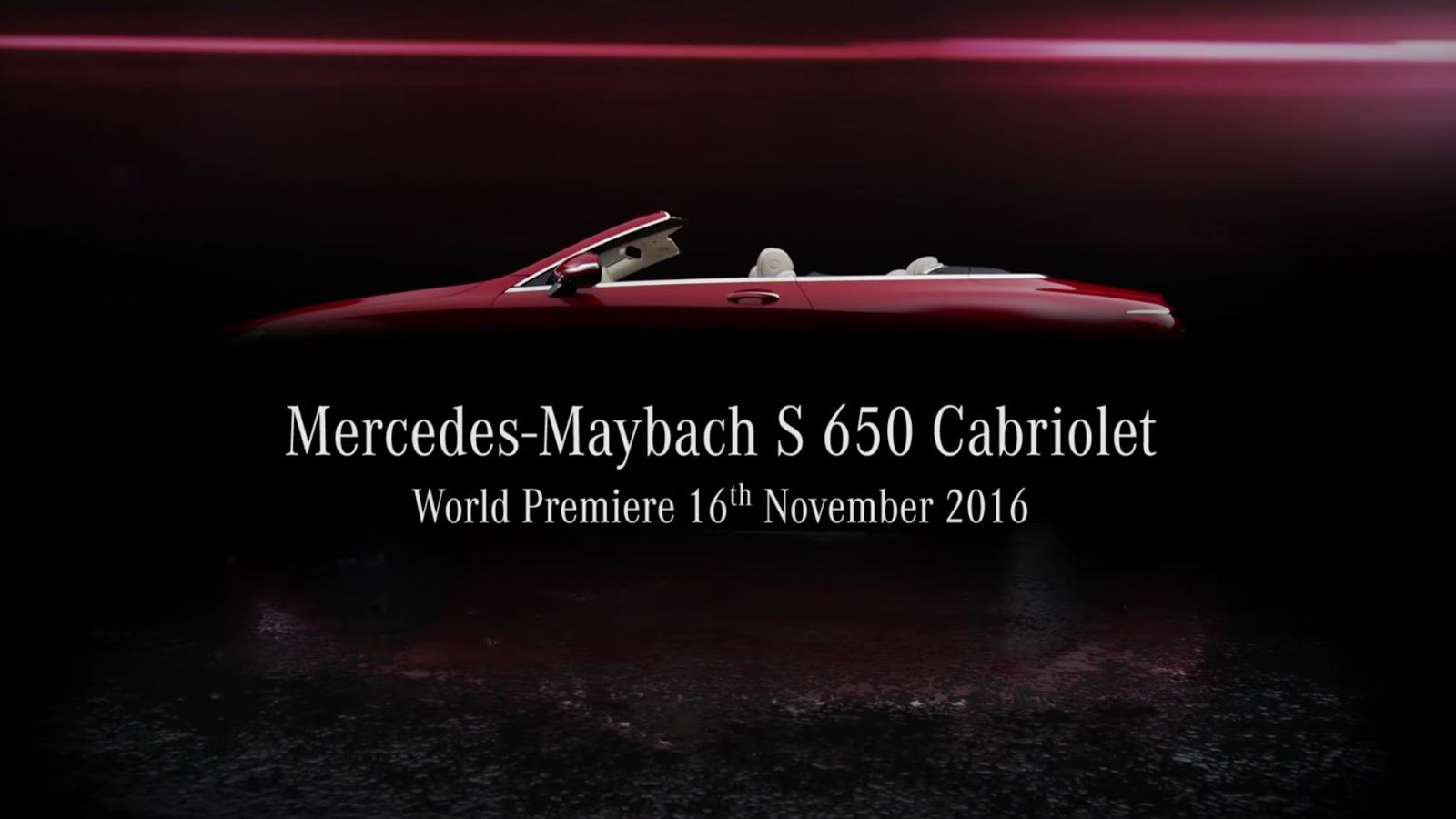 Η περιορισμένης παραγωγής Mercedes-Maybach S 650 Cabriolet θα κάνει ντεμπούτο στις 16 Νοεμβρίου στην έκθεση του Λος Αντζελες.