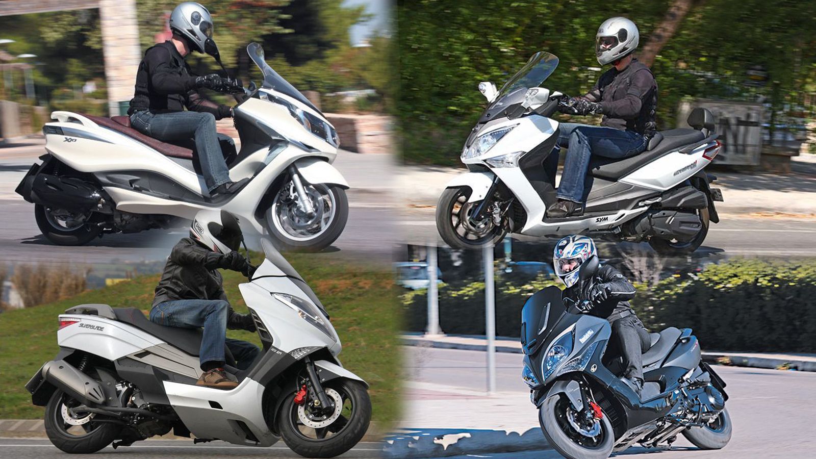 4 GT scooters από 250-350 κ.εκ.