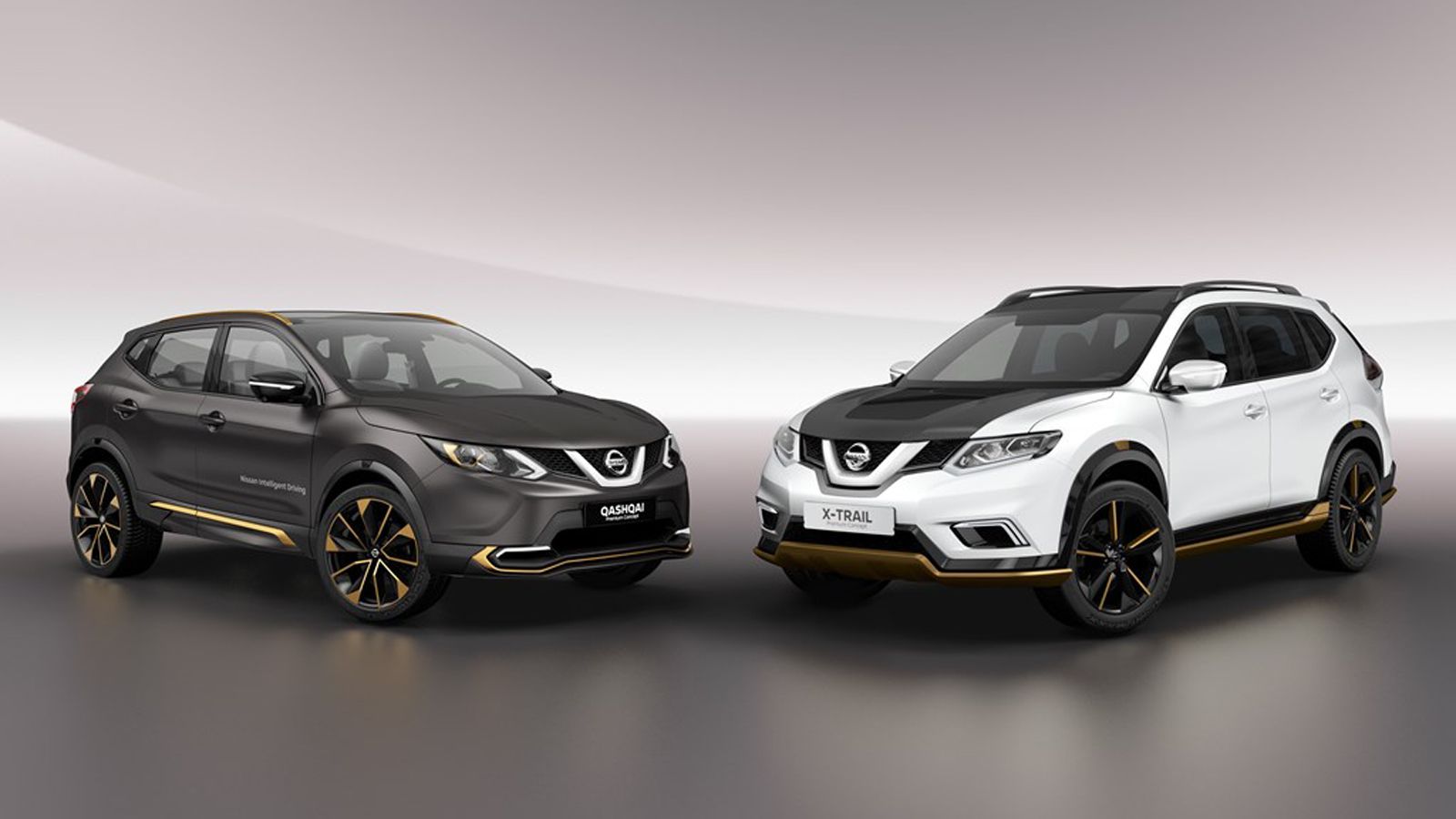 Το Qashqai Premium Concept (αριστερά) αποτελεί δημιούργημα του Κέντρου Σχεδιασμού της Nissan στην Ευρώπη (NDE) που εδρεύει στην καρδιά του Λονδίνου, ε