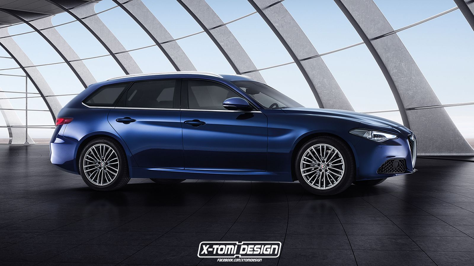 Οι άνθρωποι της X-Tomi Design ετοίμασαν για εμάς την Alfa Romeo Giulia Sportwagon.