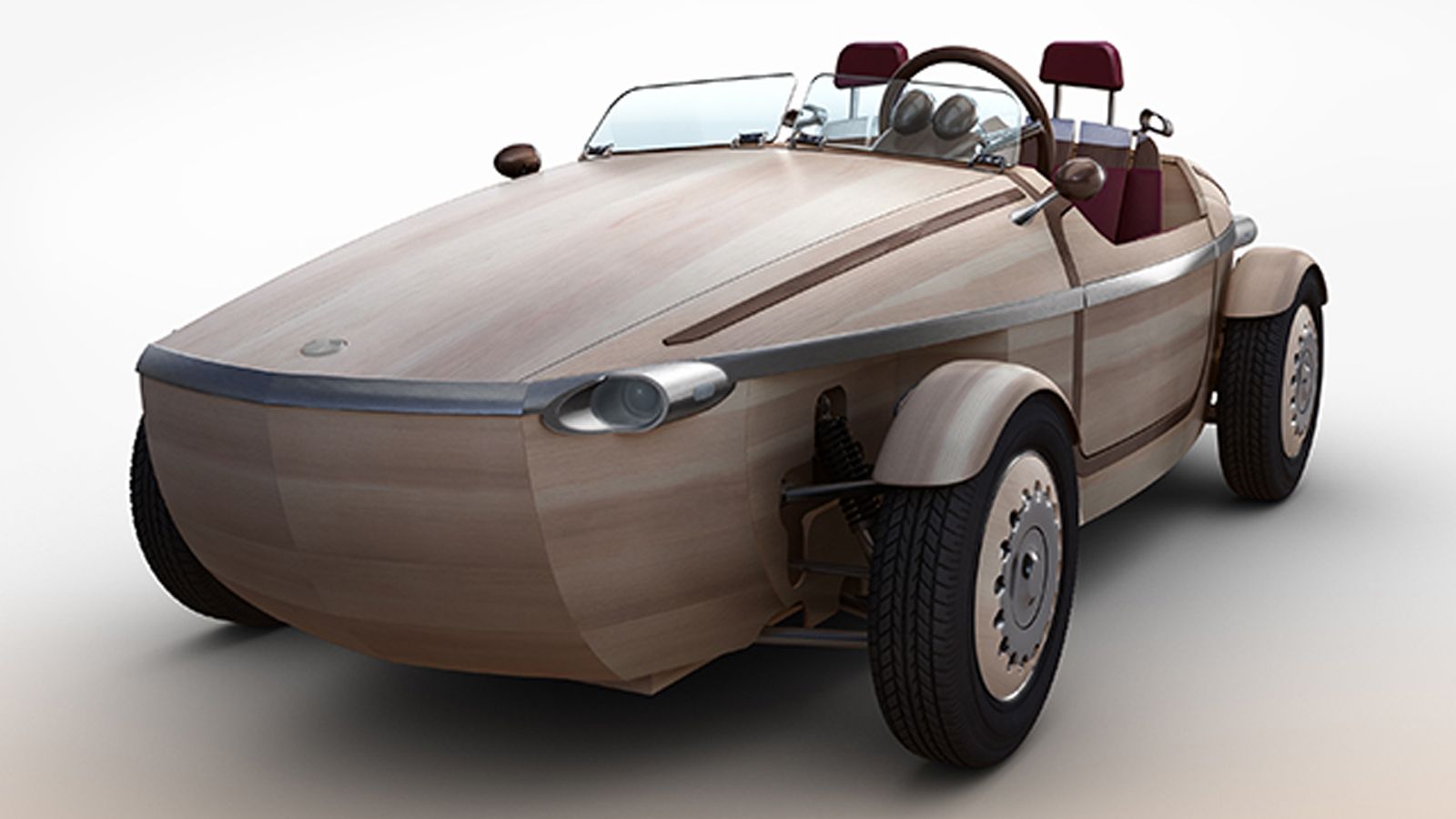 Χτισμένο ως επί το πλείστον από ξύλο, το open-top roadster της Toyota λέγεται ότι «συμβολίζει το πως τα αυτοκίνητα μεταμορφώνονται στα μάτια των ιδιοκ