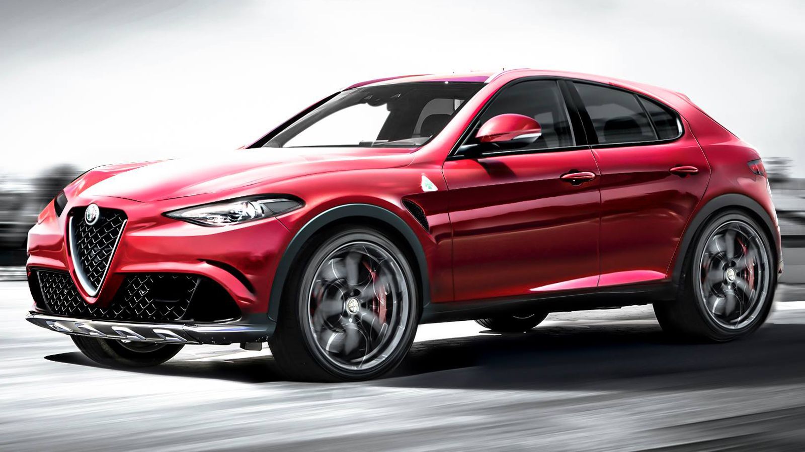 Η παραγωγή της Alfa Romeo Stelvio (ψηφιακά επεξεργασμένη φωτό του Alessandro Masera) θα ξεκινήσει προς τα τέλη της χρονιάς, με τα πρώτα αυτοκίνητα να 