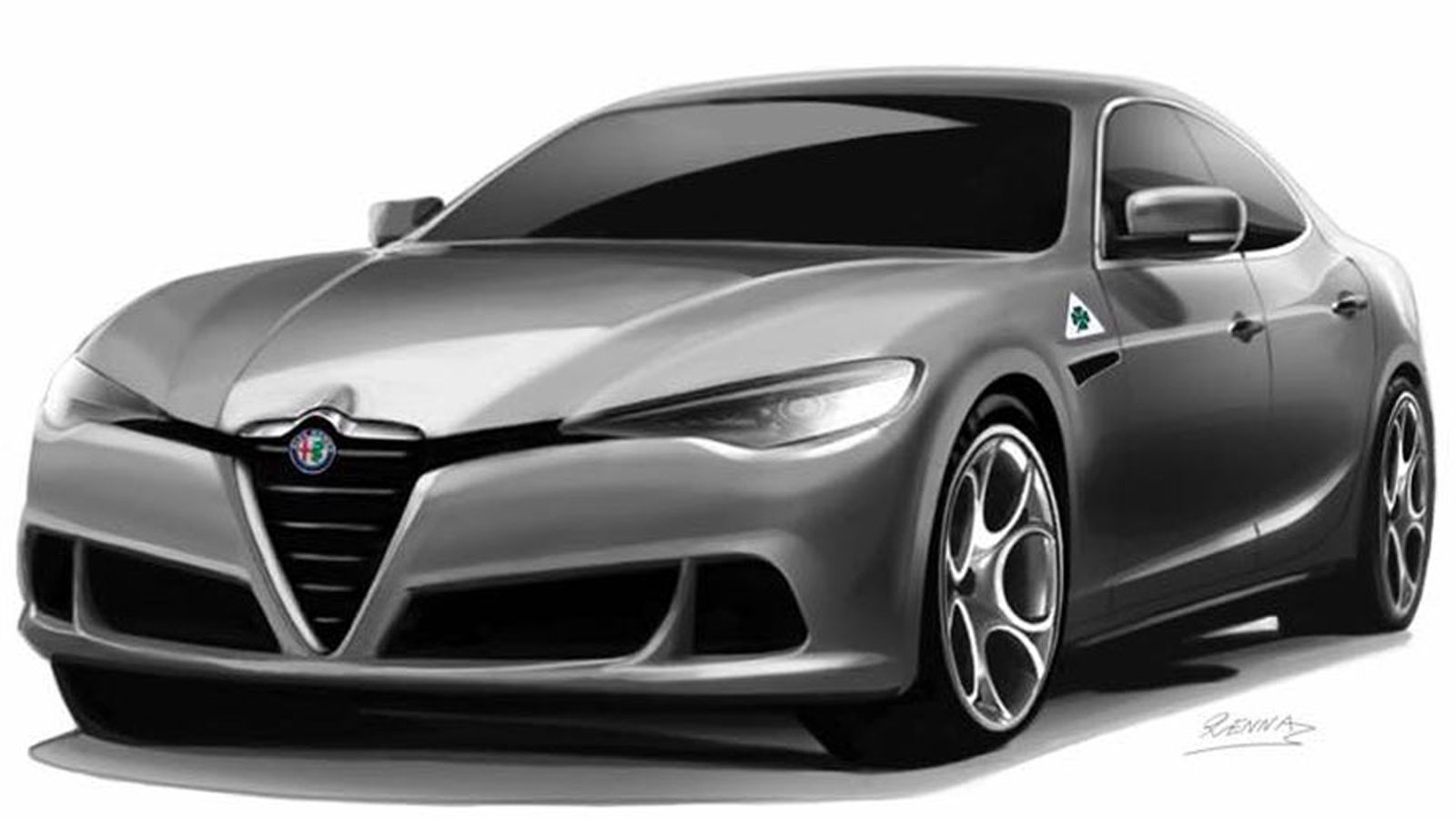 H άποψη του οίκοι RennaDesign για την επερχόμενη Alfa Romeo Alfetta