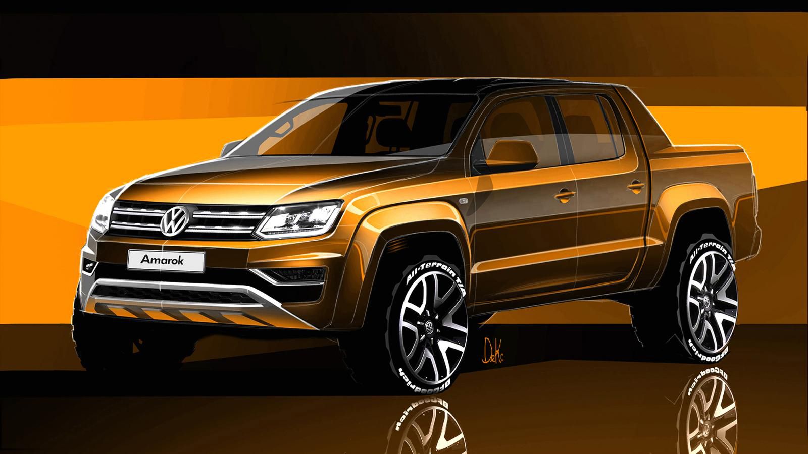 Η VW μας δίνει μια πρόγευση για το ανανεωμένο Amarok, το οποίο θα παρουσιαστεί σε λίγες ημέρες και θα αρχίσει την εμπορική του «καριέρα» στο δεύτερο μ