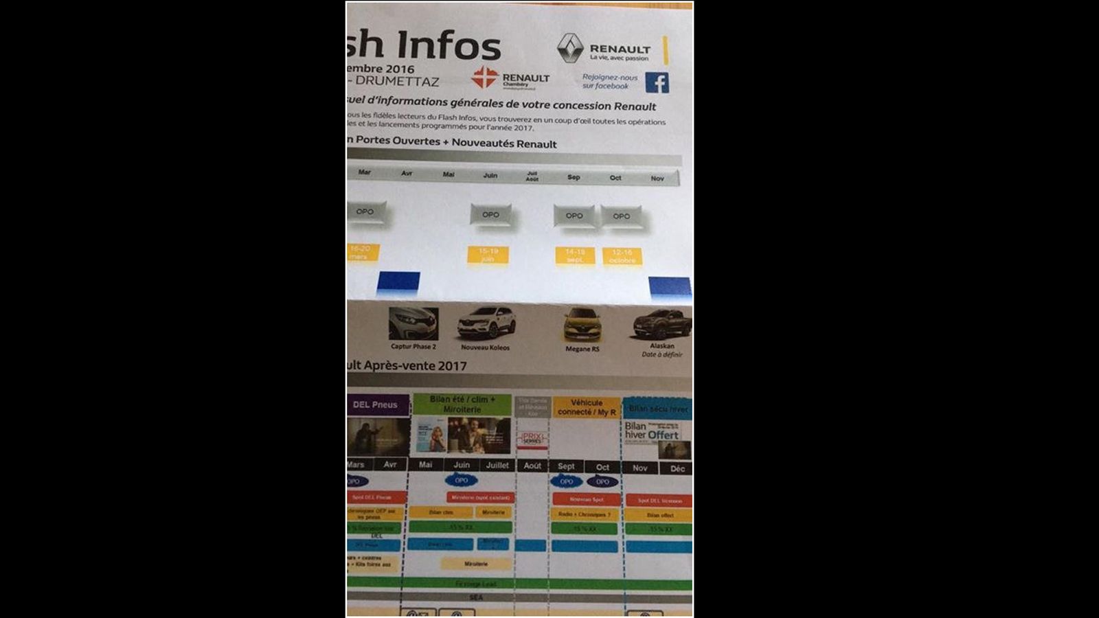 Αυτό είναι το έγγραφο που ήρθε στο φως της δημοσιότητας από την σελίδα Ferd στο facebook και αποκαλύπτει τα σχέδια της μάρκας για το 2017.