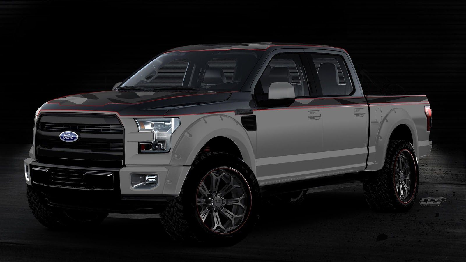 Το BMX-themed F-150 αφήνει στο πλάι τον 3.5 EcoΒoost V6 κινητήρα, παίρνοντας τον ατμοσφαιρικό 5λιτρο V8. Μόνο που προσθέτει και έναν υπερσυμπιεστή της