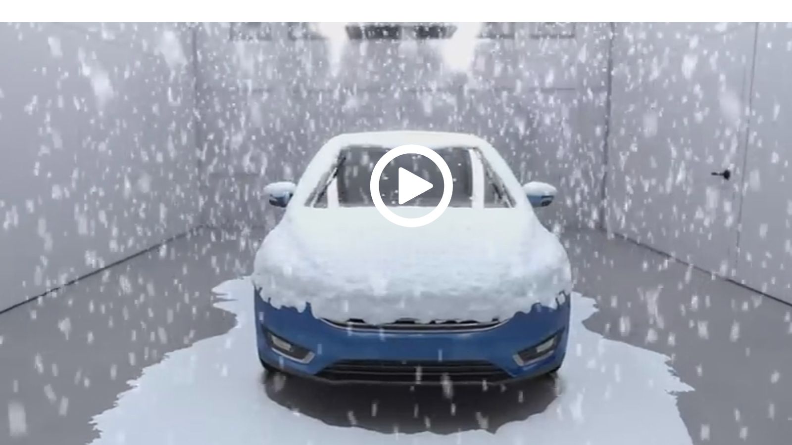 Με το νέο «εργοστάσιο καιρού» της Ford θα μπορούν να προσομοιώνονται όλες οι καιρικές συνθήκες με το πάτημα ενός κουμπιού.