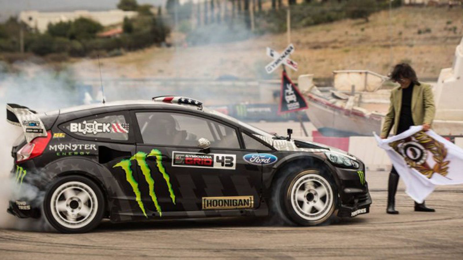 Ο Ken Block κάπνισε τον Ηλία Ψινάκη.